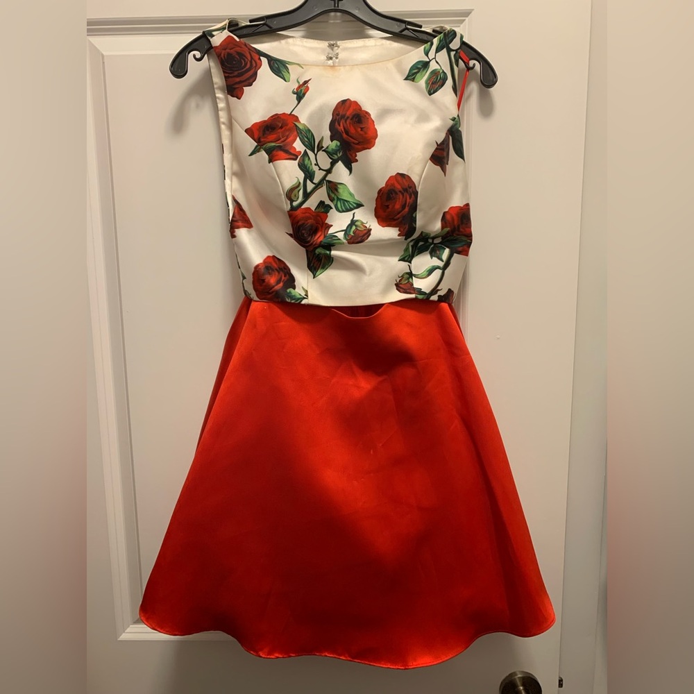 Floral Red and White Set